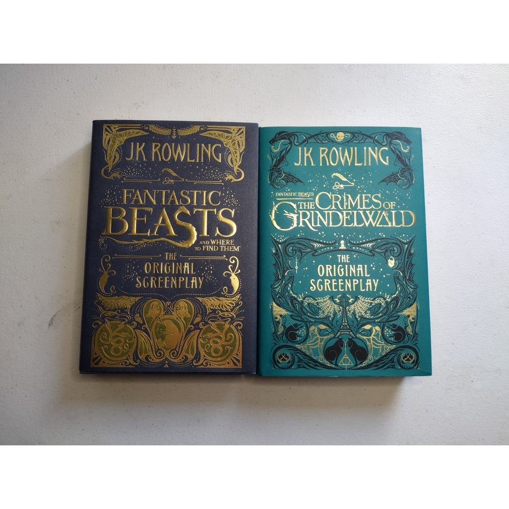 Fantastic Beasts PLUS Lot Of 2 The Original Screen Play JK Rowling 1st Editions
